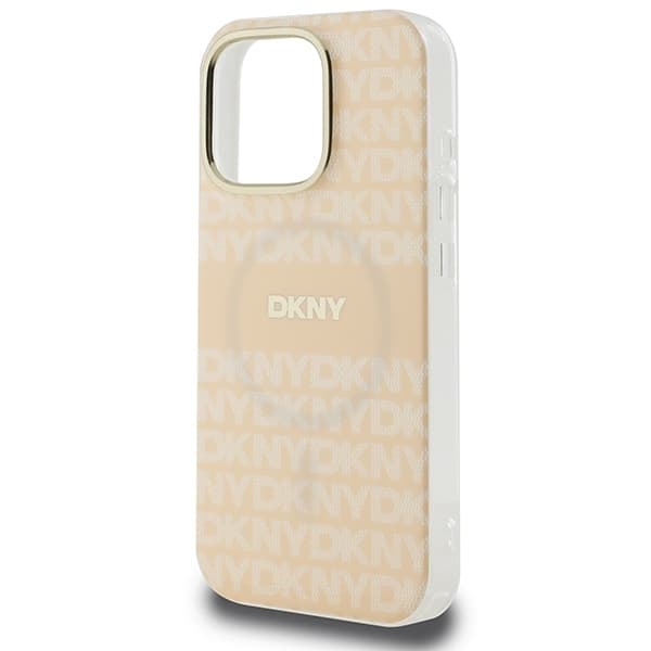 DKNY Matkapuhelimen kuori iPhone 16 Pro MagSafe Repeat Texture Pattern - Ruusu