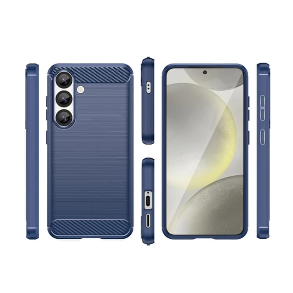 iPhone 16e Carbon -sininen puhelinkuori
