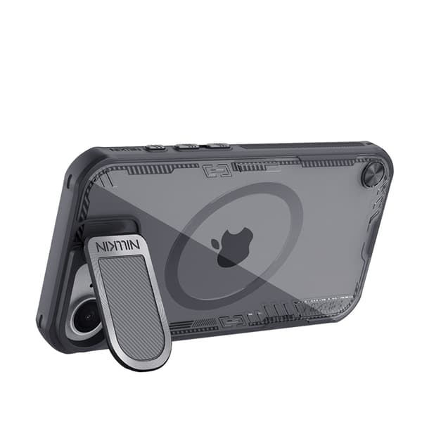 Nillkin Telefontaske til iPhone 16e MagSafe Iceblade Prop - Sort
