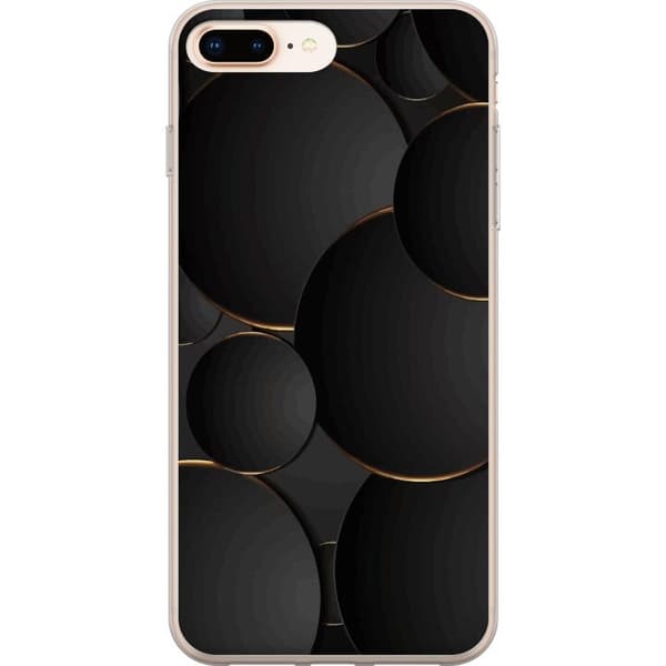 Telefontaske til Apple iPhone 8 Plus med luksus cirkler
