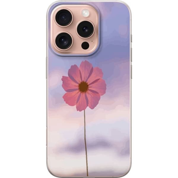 Mobilskal till Apple iPhone 16 Pro med Rosa blomma