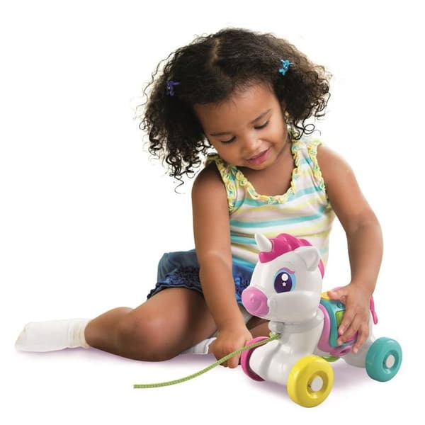 CLEMENTONI Pull Along Unicorn