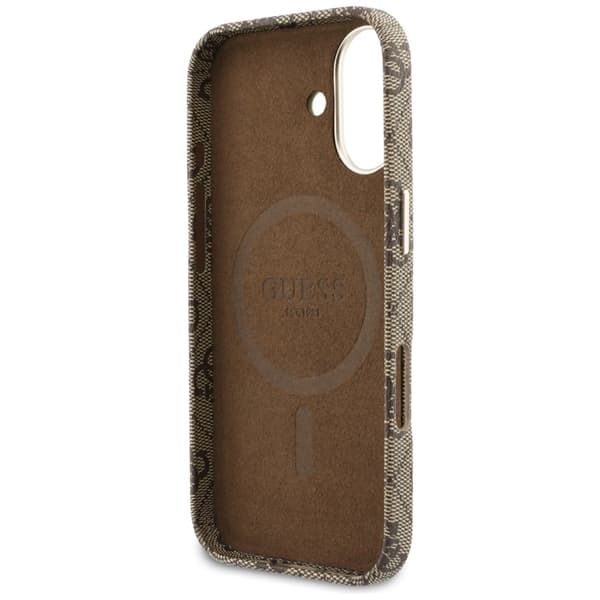 Guess  Mobilskal För iPhone 17 MagSafe 4G Script - Brun