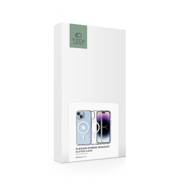 Tech-Protect Mobilskal till iPhone 15 Magsafe Flexair Hybrid