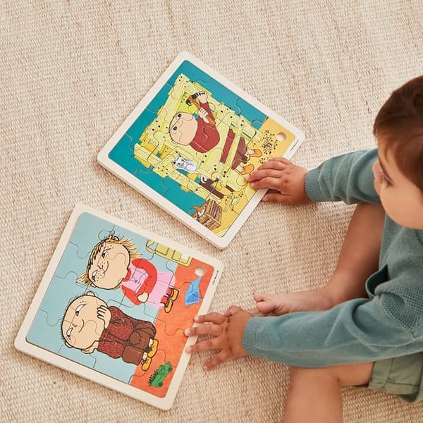 ALFONS Palapeli 16 osaa Puinen palapeli Rakennuslelu