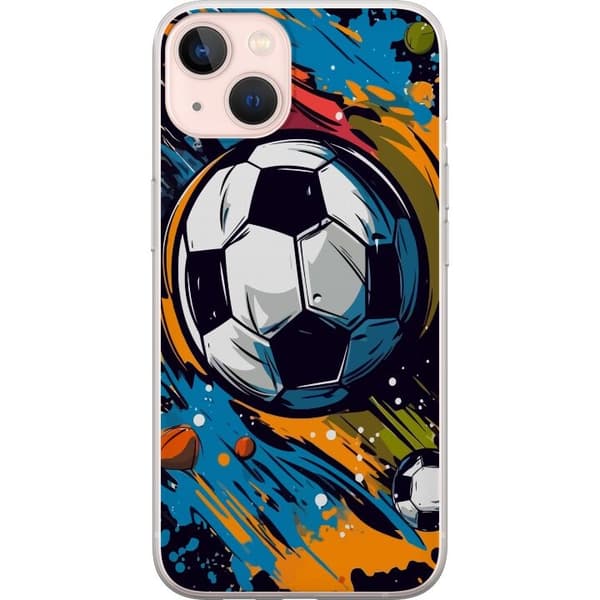 Telefontaske til Apple iPhone 13 mini med fodbolde