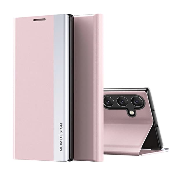 Galaxy S25 Edge Etui Sleep Pro - Lyserød