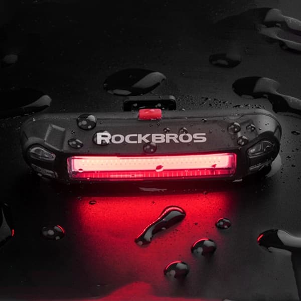 Rockbros Bagcykel Lygte - Sort