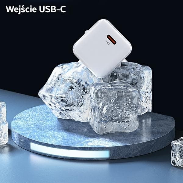 USAMS Vægoplader 1xUSB-C T45 Mini 30W PD3.0 (US-CC148) – Sort