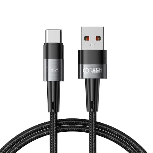 Tech-Protect USB-C til USB-A Kabel Ultraboost 1m - Grå