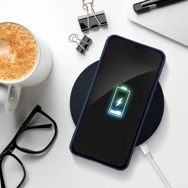 Mobilskal till Galaxy S25 Edge Soft - Mörkblå