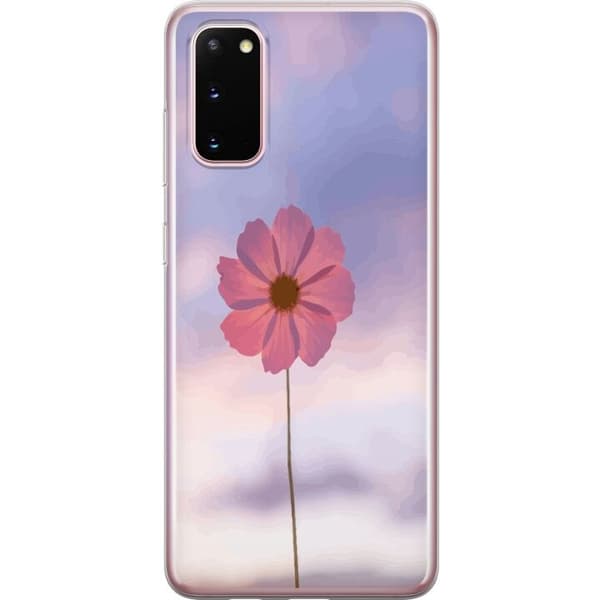 Mobilskal till Samsung Galaxy S20 med Rosa blomma