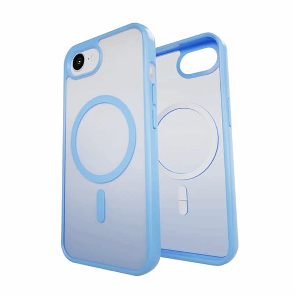Puro Telefontaske til iPhone 16e Magsafe Gradient TPU - Blå