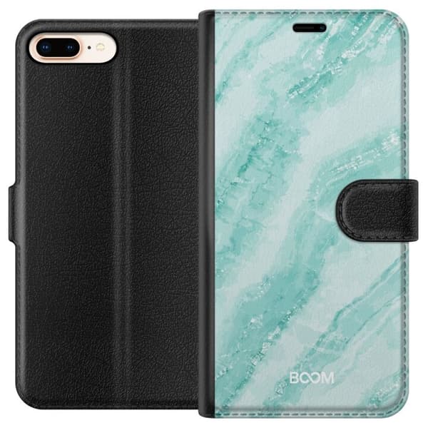 Plånboksfodral till Apple iPhone 8 Plus med Mint Marble