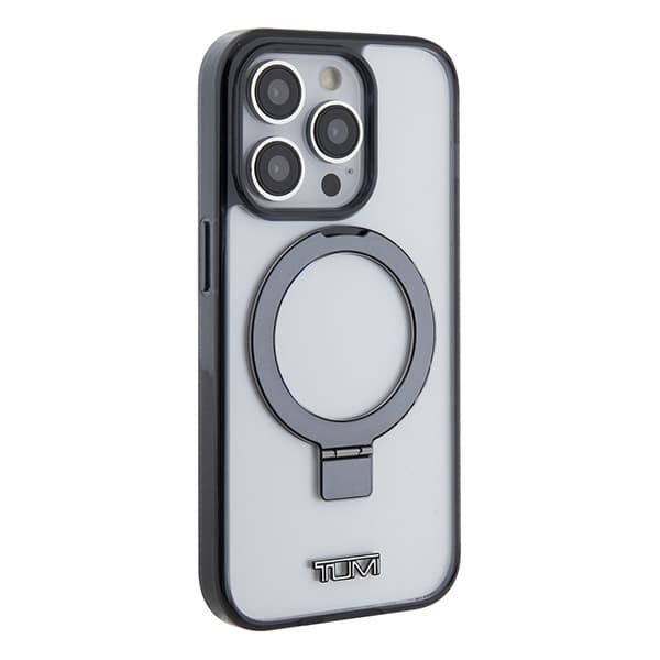 Tumi Mobilskal till iPhone 15 Pro Max MagSafe Transparent Ring Stand - Vit