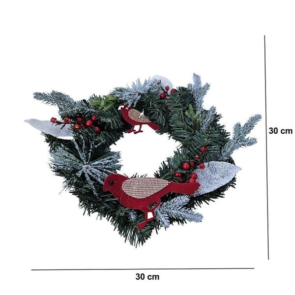 Julkransdekoration 30 cm RC-K-512 - Grön