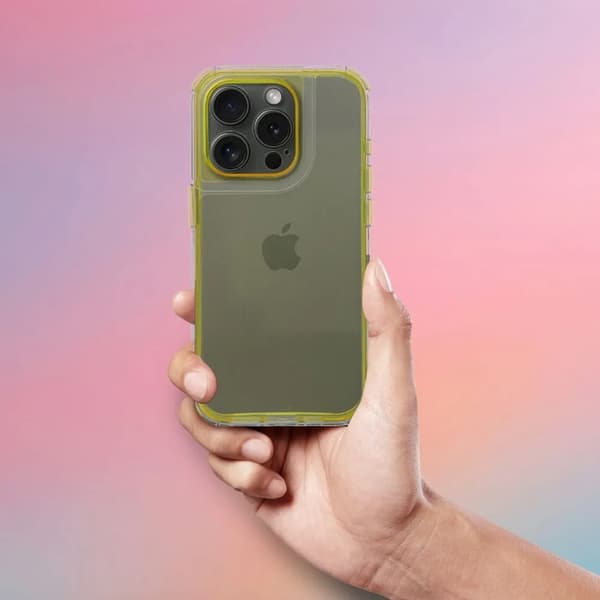 Mobilskal till iPhone 17 Pro Matrix Clear - Gul