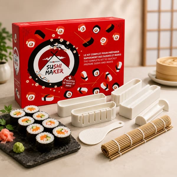 Takonashi Sushi Maker – sushi- og makisæt