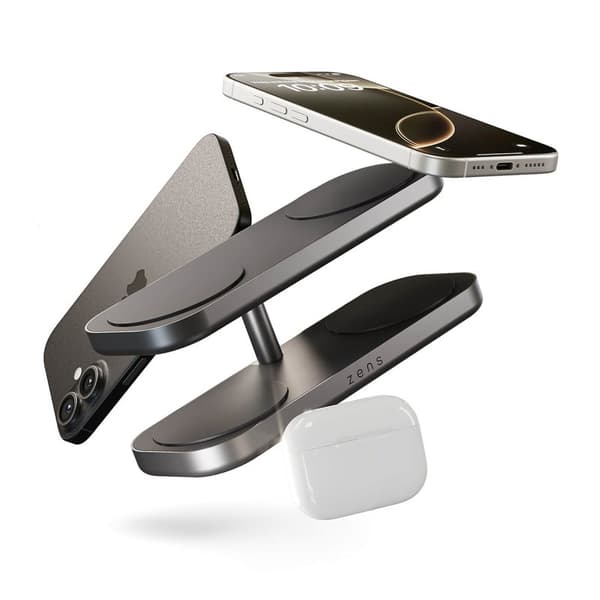 ZENS Trådløs Oplader Quattro Pro 4 Qi2 Sort