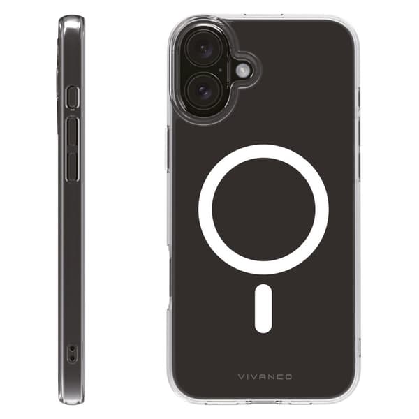 Vivanco Mag Clear skal iPhone 16 Plus Transparent