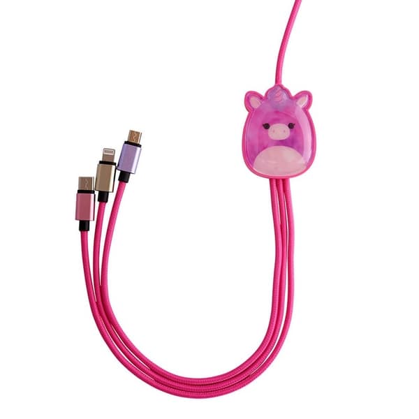 SQUISH Laddningskabel 1,2m Lola 3in1 USB-C/Micro/Lightning