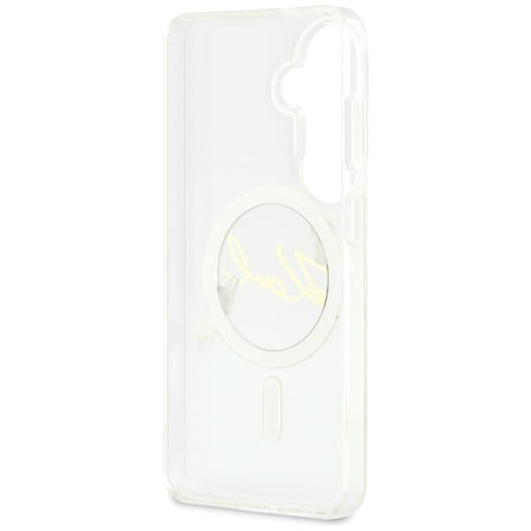 Karl Lagerfeld Mobilskal För Galaxy S26 MagSafe IML KC Script - Clear