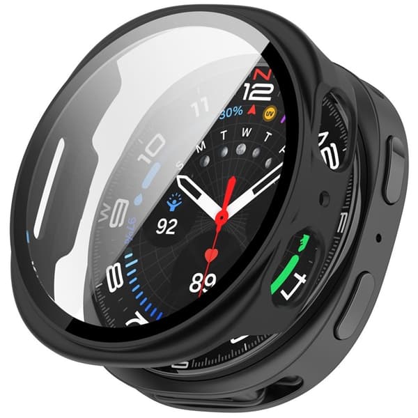 [2-Pack] Tech-Protect Cover Til Galaxy Watch 8/9 (44mm) Defense - Sort/Klar