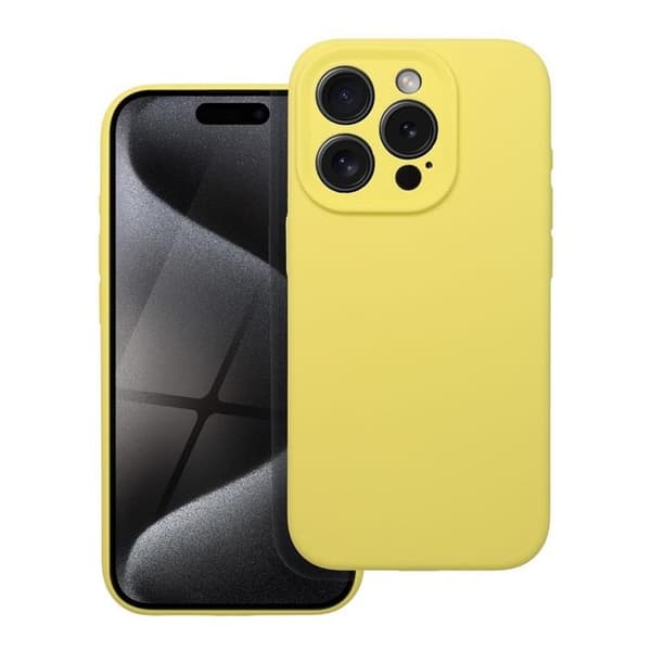 Telefontaske til iPhone 15 Pro Max Silikone 2mm - Citron