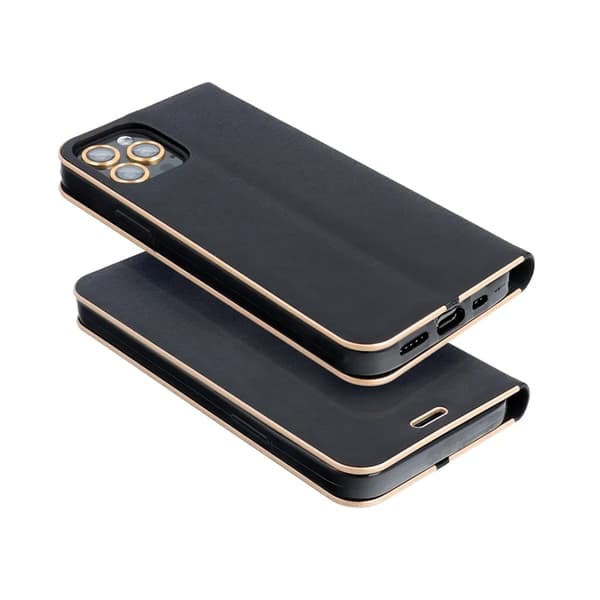 Xiaomi Redmi Note 14 4G Pung Etui Luna Guld - Sort