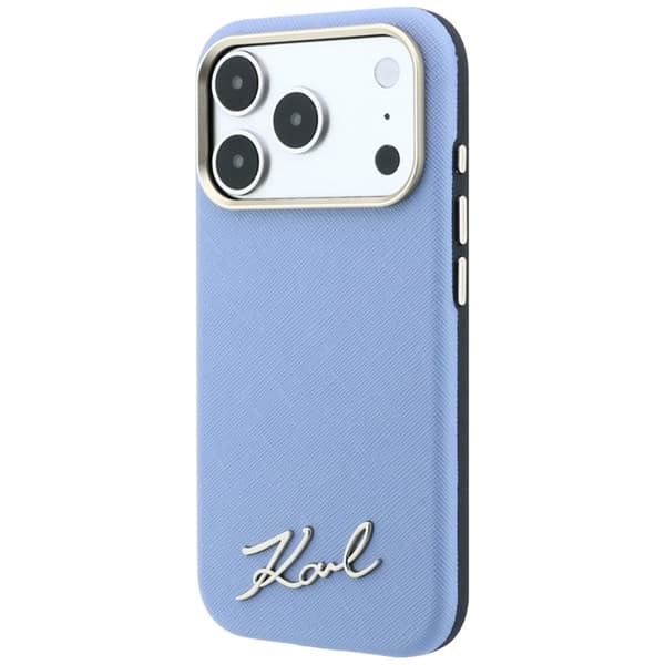 Karl Lagerfeld -puhelinkotelo iPhone 18 Pro/17 Pro Magsafe Saffiano Small Script