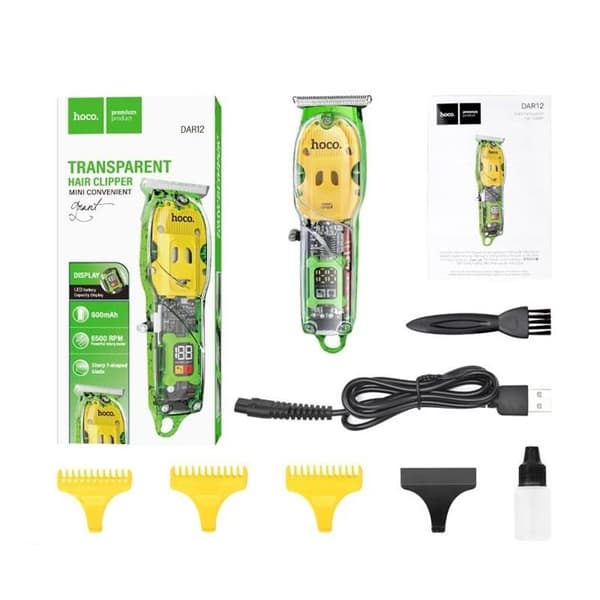 Hoco Hårklippare 600mAh DAR12 - Grön