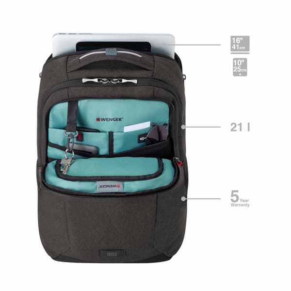 Wenger MX Professional 16" Datorryggsäck Grå