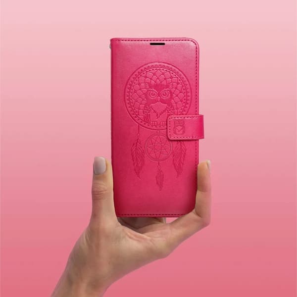 iPhone 16e Plånboksfodral Mezzo - Dreamcatcher Magenta