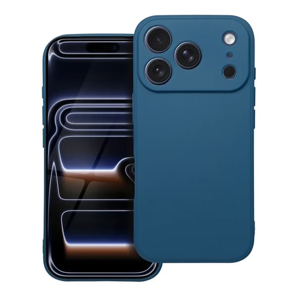 Matta iPhone 17 Pro -kuori - Sininen