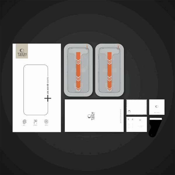 Tech-Protect [2-Pack] Galaxy S25 Härdat Glas Skärmskydd Quick Set