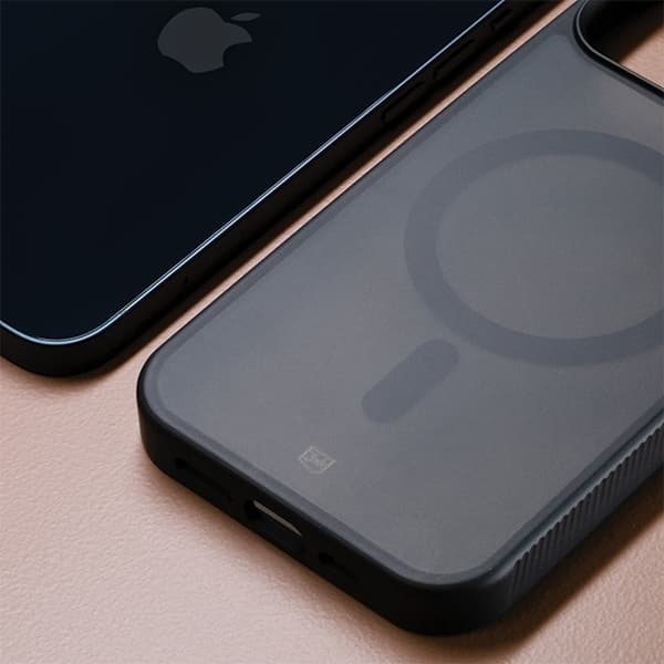3MK telefontaske til iPhone 12 Pro Max MagSafe Smoke - Sort