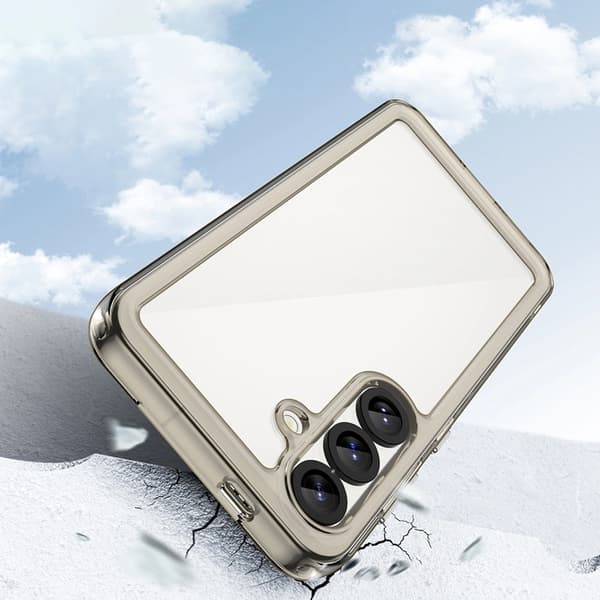 Mobilskal till iPhone 16e Outer Space - Transparent/Svart