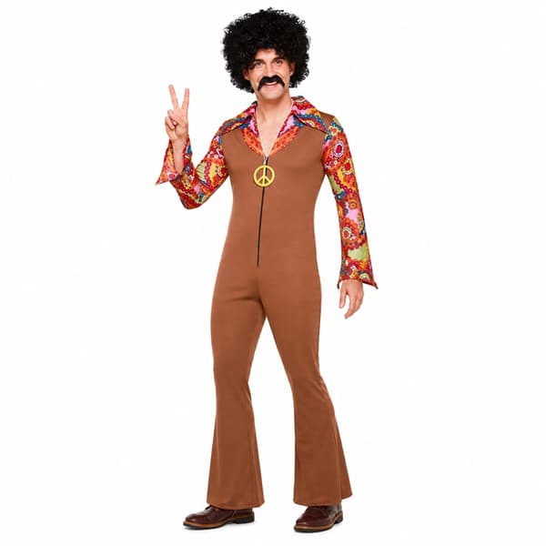 70'er Hippie Kostume Peace