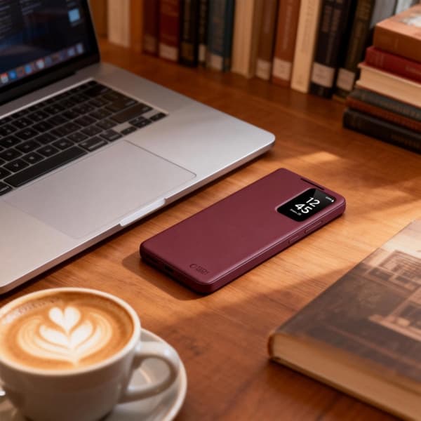 Tech-Protect Plånboksfodral För Galaxy S26 Smart - Mulberry