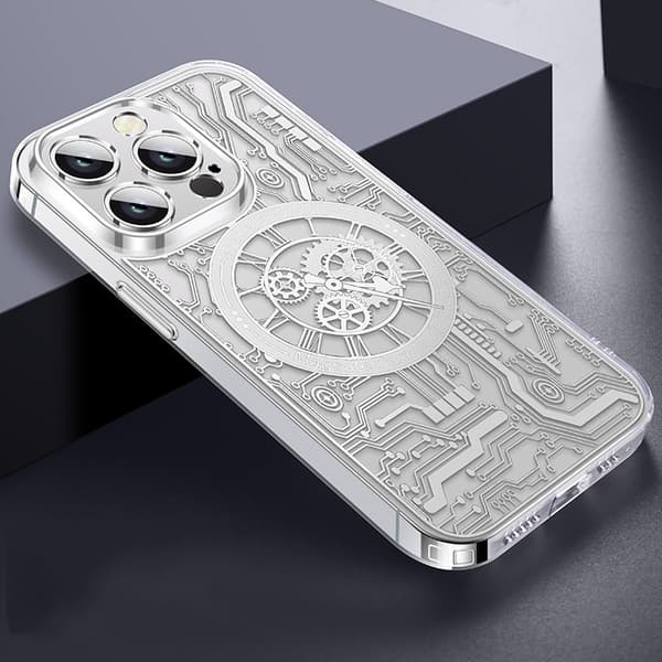 Mobilskal till iPhone 13 Pro Magsafe Mechanical - Silver