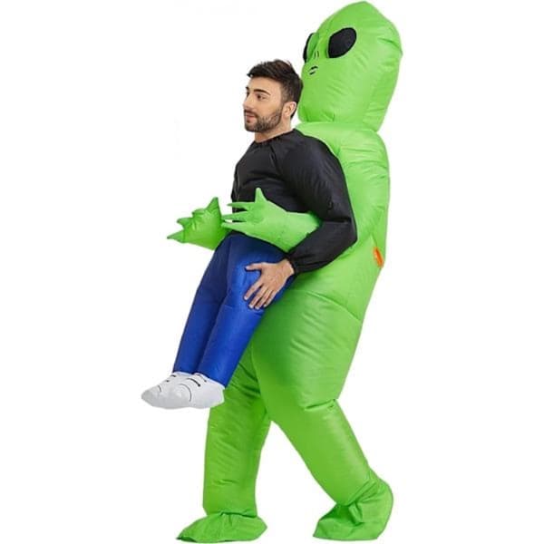 Uppblåsbar Alien Dräkt – One Size
