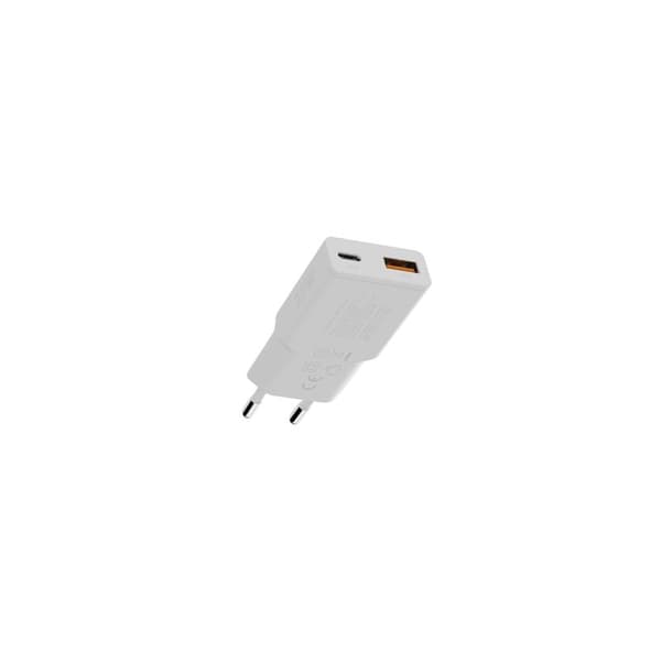Xtorm 25W Go2 Slim Hemladdare USB-C PD/USB-A Vit
