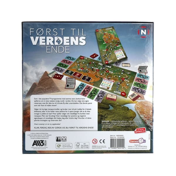 GAMES4U Brädspel Først til Verdens Ende (NO)