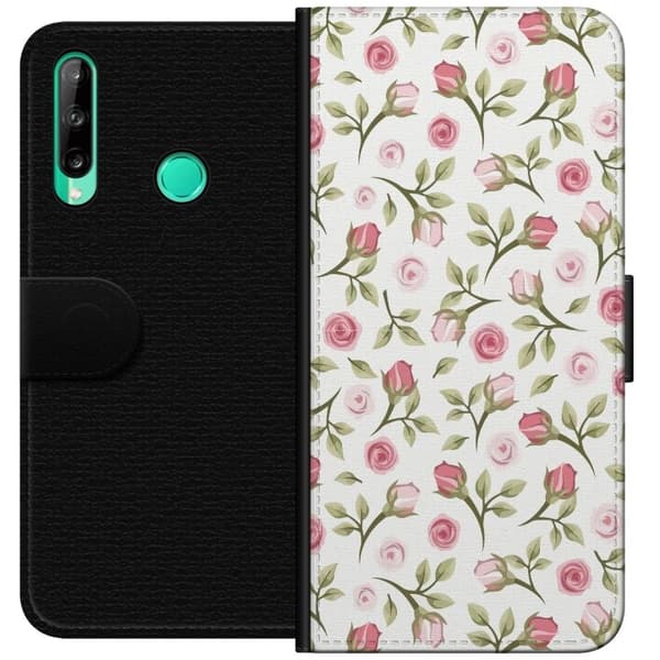 Plånboksfodral till Huawei P40 lite E med Blommigt