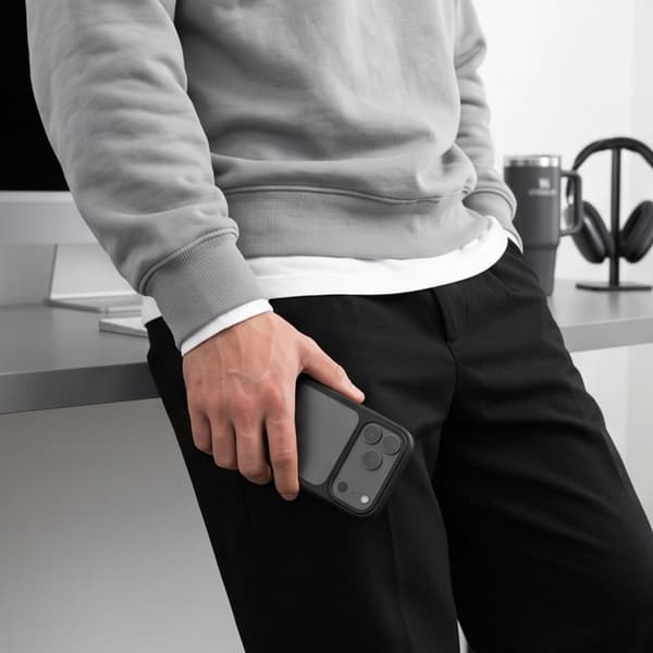 Tech-Protect Mobilcover Til iPhone 18 Pro Magmat - Mat Sort