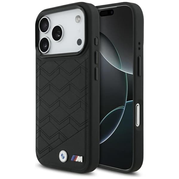 BMW telefontaske til iPhone 17 Pro MagSafe M Shape Logo - Sort