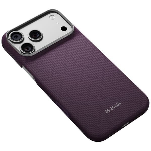 PITAKA Mobilcover Til iPhone 18 Pro Max/17 Pro Max Magsafe Edge PTK - Lilla