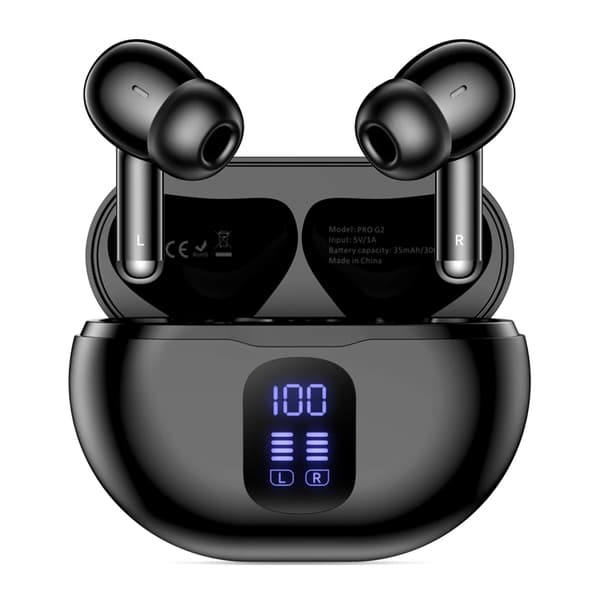 Tech-Protect Trådløs Høretelefon In-Ear Ultraboost Pro G2 - Sort