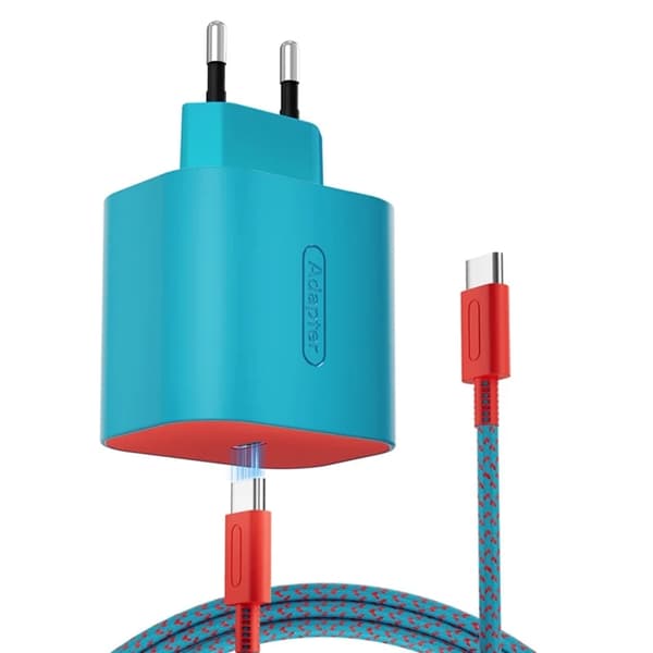 60W Snabbladdare För Nintendo Switch 2/Lite/OLED Spelkonsol Typ-C