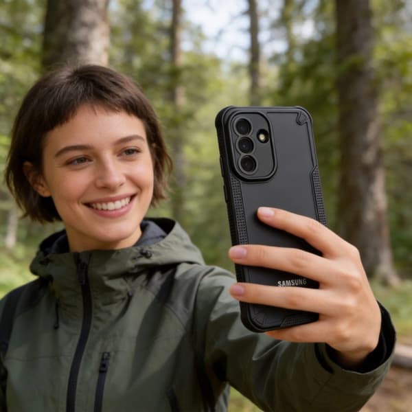 Tech-Protect Mobilskal För Galaxy A37 5G Rugged Shield - Matt Svart